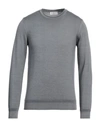 Bellwood Man Sweater Grey Size 40 Merino Wool