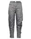 Sacai Woman Pants Grey Size 1 Polyester, Nylon