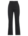 Antonelli Woman Pants Black Size 4 Cotton, Elastane