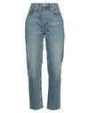 Re/done Woman Jeans Blue Size 32 Cotton In Blue