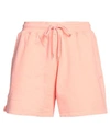 Colorful Standard Woman Shorts & Bermuda Shorts Salmon Pink Size M Organic Cotton In Pink