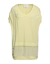 Elisa Cavaletti By Daniela Dallavalle Woman T-shirt Yellow Size 6 Viscose, Polyamide, Elastane