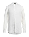 John Richmond Man Shirt White Size Xxl Linen