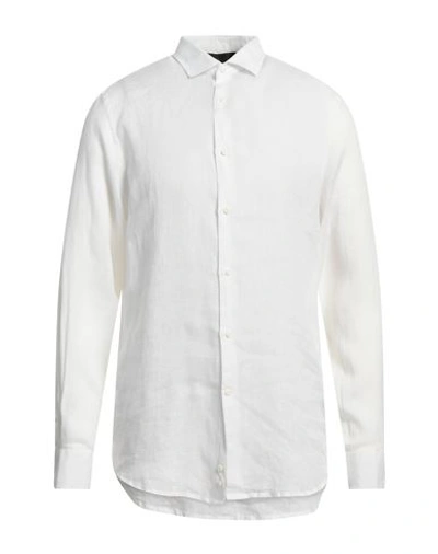 John Richmond Man Shirt White Size Xxl Linen