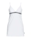 Moschino Woman Slip Dress White Size L Cotton, Elastane