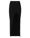 Roberto Cavalli Woman Maxi Skirt Black Size 8 Viscose, Polyester In Black