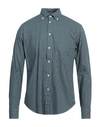 B.d.baggies B. D.baggies Man Shirt Dark Green Size Xxl Cotton