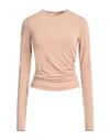 N°21 Woman T-shirt Blush Size 6 Viscose, Polyester, Elastane In Pink