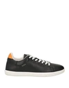 Tod's Man Sneakers Chocolate Brown Size 6.5 Soft Leather In Black