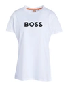 Hugo Boss Boss Woman T-shirt White Size L Cotton