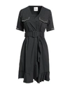Lafty Lie Woman Mini Dress Black Size 6 Cotton, Polyamide, Elastane