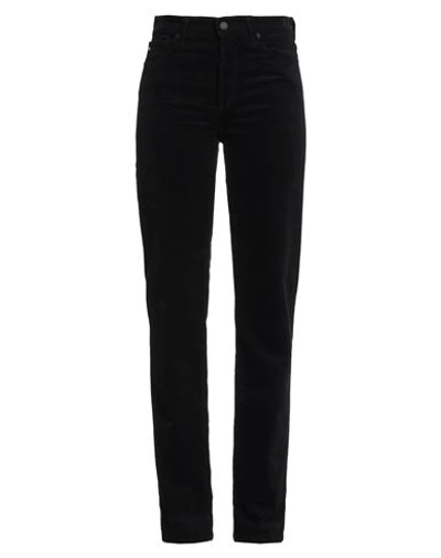 Ag Jeans Woman Pants Black Size 30 Cotton, Acrylic, Viscose, Elastane