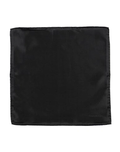 Zegna Man Scarf Black Size - Silk