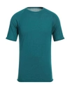 Majestic Filatures Man Sweater Deep Jade Size M Cashmere In Green