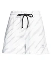 SHOE® SHOE WOMAN SHORTS & BERMUDA SHORTS OFF WHITE SIZE XL COTTON