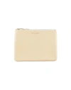 Comme Des Garçons Woman Pouch Beige Size - Bovine Leather