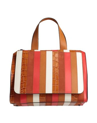 Valextra Woman Handbag Tan Size - Calfskin In Brown
