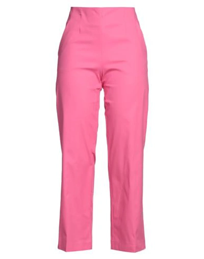 Maison Laviniaturra Woman Pants Pink Size 4 Cotton