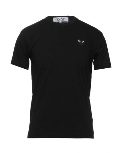 Comme Des Garçons Play Man T-shirt Black Size S Cotton