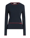 Valentino Garavani Woman Sweater Navy Blue Size L Viscose, Polyester