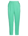 Simona Corsellini Woman Pants Emerald Green Size 12 Polyester, Elastane