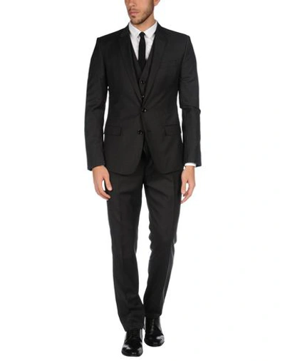Dolce & Gabbana Man Suit Steel Grey Size 48 Virgin Wool