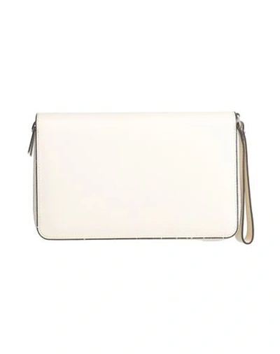 Valextra Woman Handbag Ivory Size - Bull Skin In White