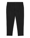 Cos Man Pants Black Size 28 Wool, Elastane In Black