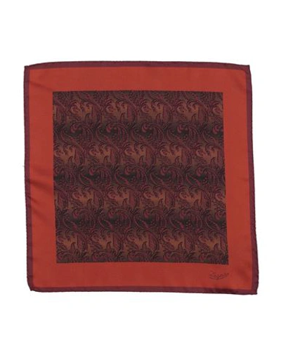 Zegna Man Scarf Tan Size - Silk In Brown