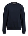 Trussardi Man Sweatshirt Midnight Blue Size Xxl Cotton