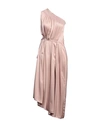 N°21 Woman Midi Dress Blush Size 8 Viscose In Pink
