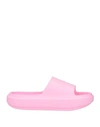 Hinnominate Woman Sandals Pink Size 10 Rubber