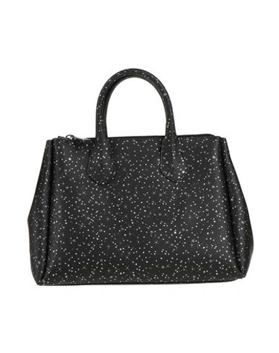 Gum Design Woman Handbag Black Size - Pvc - Polyvinyl Chloride