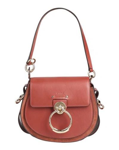 Chloé Woman Handbag Brown Size - Calfskin