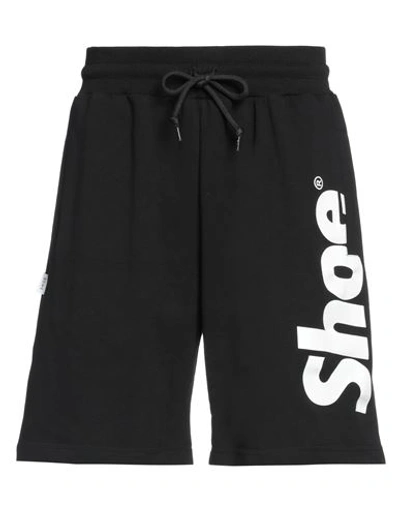 Shoe® Shoe Man Shorts & Bermuda Shorts Black Size 3xl Cotton, Elastane