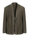 Reyer Man Suit Jacket Military Green Size 48 Wool