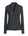 Majestic Filatures Woman Blazer Lead Size 1 Viscose, Elastane In Grey