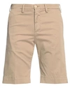 Labelroute Man Shorts & Bermuda Shorts Beige Size 31 Cotton, Elastane