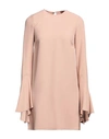 N°21 Woman Short Dress Blush Size 0 Acetate, Viscose In Pink