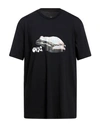 Oamc Man T-shirt Black Size L Cotton
