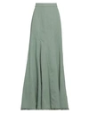 Max Mara Woman Denim Skirt Military Green Size 6 Cotton In Green