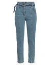 Simona Corsellini Woman Jeans Blue Size 4 Cotton, Elastane In Blue