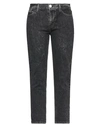 Frame Woman Jeans Black Size 29 Lyocell, Recycled Cotton, Cotton, Elastane In Black