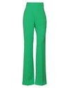 Kaos Woman Pants Green Size 8 Polyester, Elastane