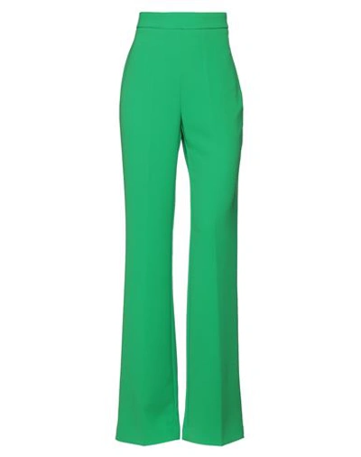 Kaos Woman Pants Green Size 4 Polyester, Elastane