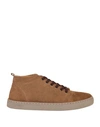 Natural World Man Sneakers Camel Size 13 Soft Leather In Beige