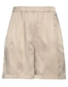 Armani Exchange Woman Shorts & Bermuda Shorts Beige Size 4 Viscose