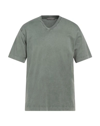 Daniele Fiesoli Man T-shirt Military Green Size L Cotton