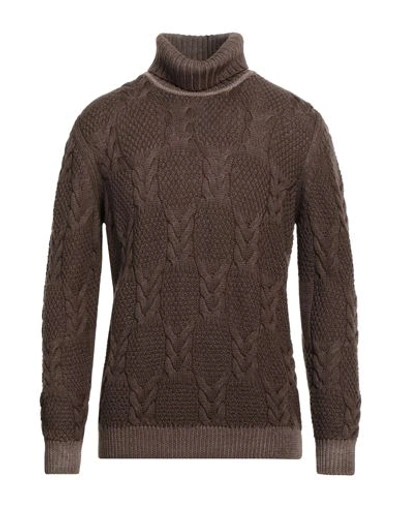 Bellwood Man Turtleneck Cocoa Size 46 Virgin Wool In Brown