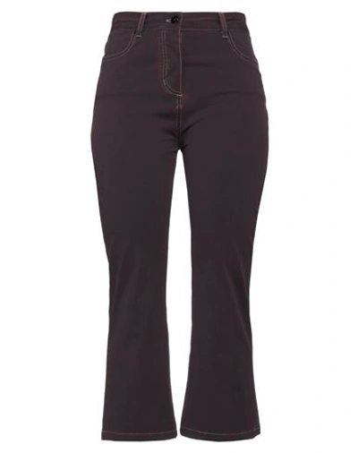 Rrd Woman Pants Deep Purple Size 6 Polyamide, Elastane